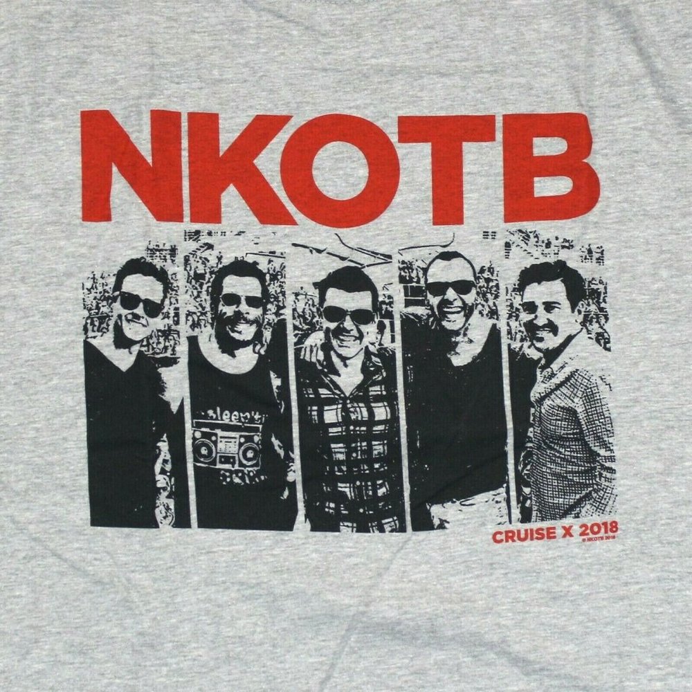 New Kids On The Block 2018 Cruise X Photo Tee 2XL - Picture 2 of 4